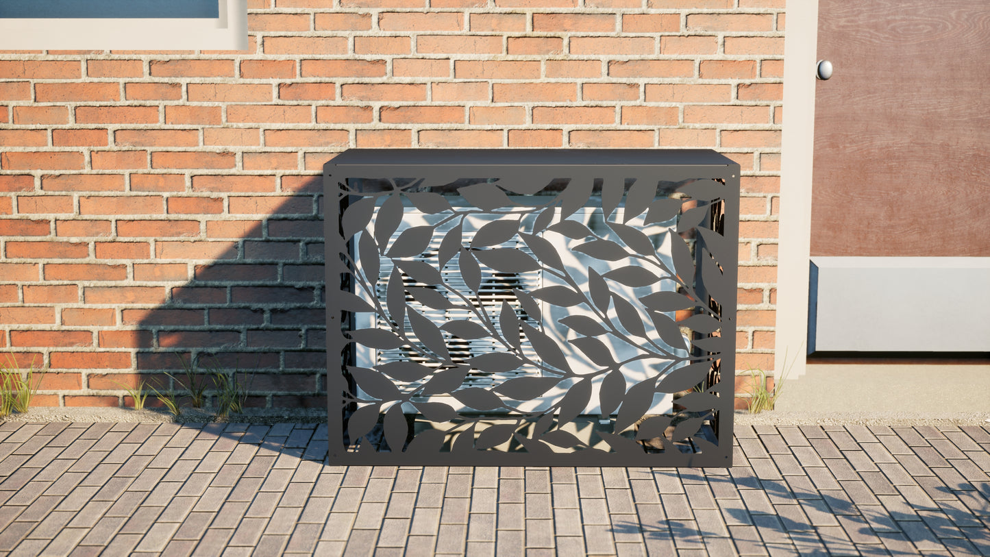 Design airco ombouw Autumn met bladerenmotief